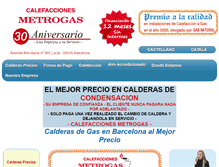 Tablet Screenshot of metrogas.es